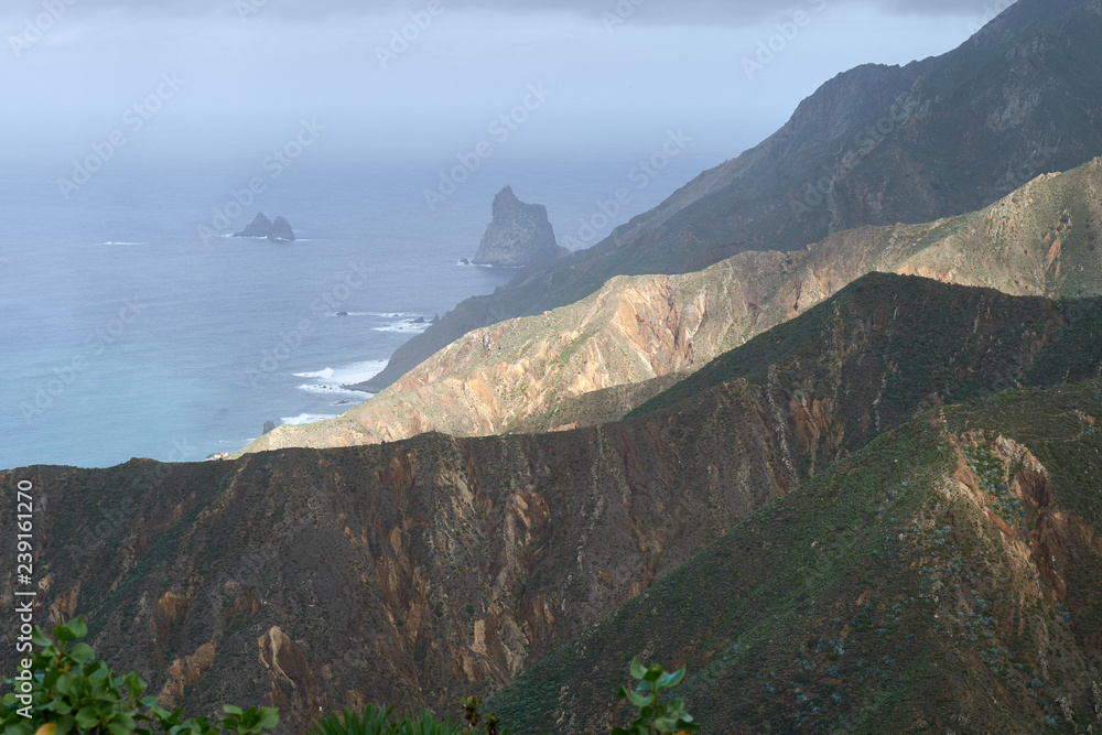 Fototapeta premium Mountains of Anaga, Tenerife.