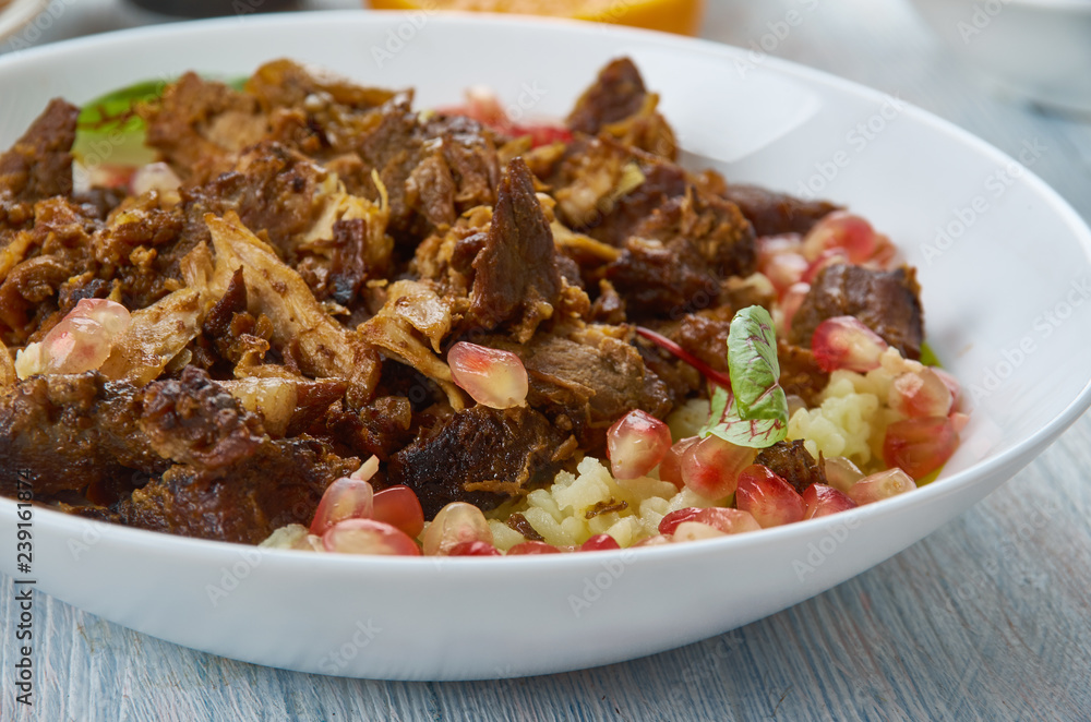 Levant Shredded Lamb Pilaf