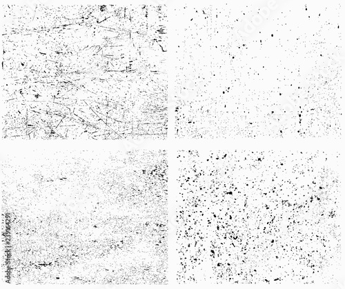 abstract grunge textures set