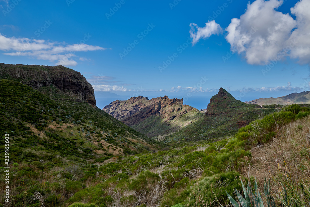 Anaga Mountains in Tenerife