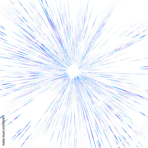 Star burst light rays in winter with snowflake scattered glitter texture abstract background vector illustration