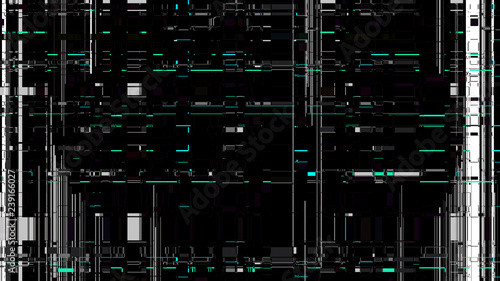 Glitch texture. Computer screen error. Digital pixel noise abstract design. Television signal fail. Data decay. Transparence glitch background. Monitor technical problem.