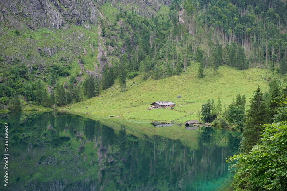 Mountain lake Obersee