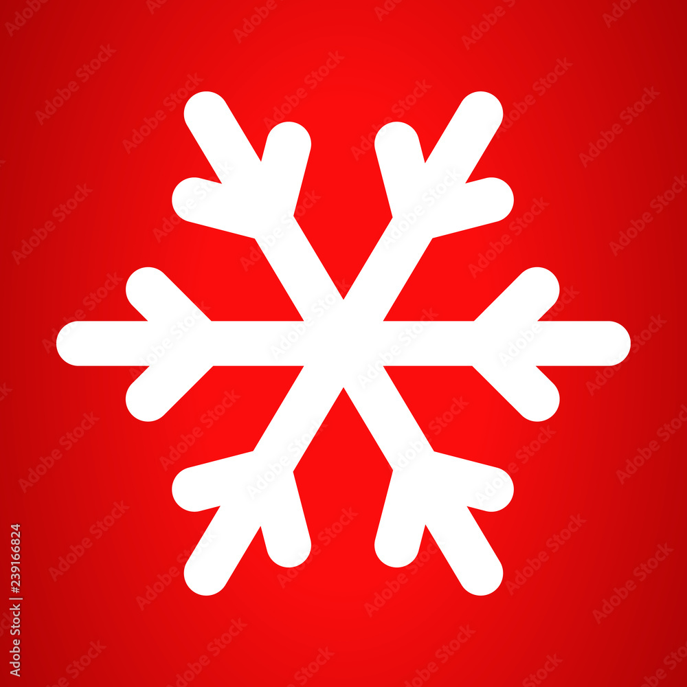 Winter snowflake icon. Outline winter snowflake vector icon for web design Winter snowflake icon. Outline winter snowflake vector icon for web design