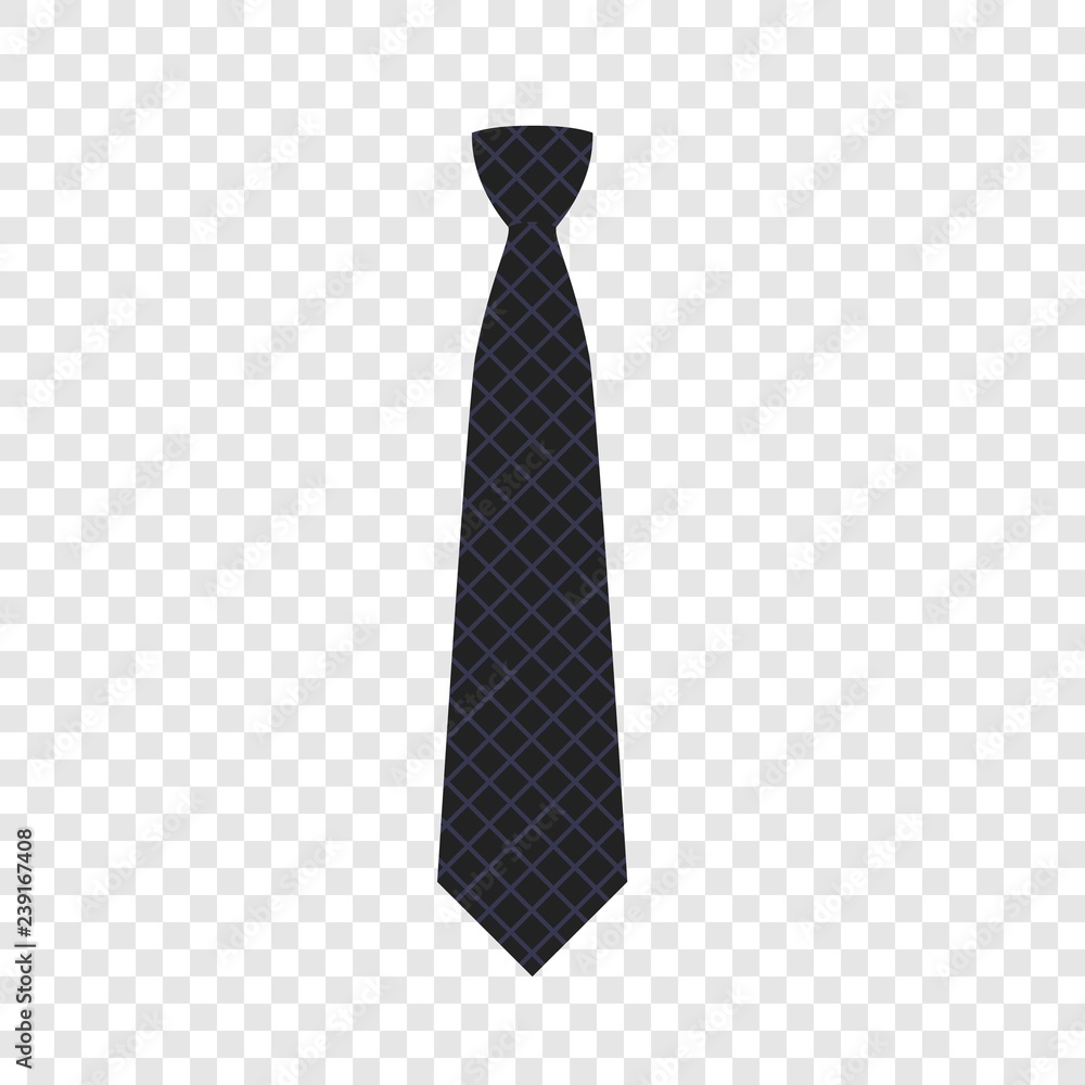 Black tie icon. Flat illustration of black tie vector icon for web design - obrazy, fototapety, plakaty 