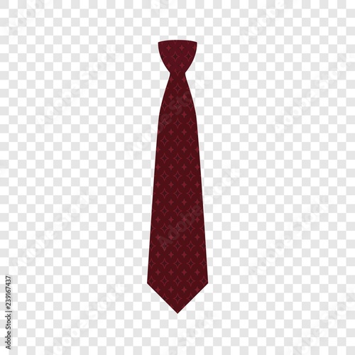 Fashion tie icon. Flat illustration of fashion tie vector icon for web design