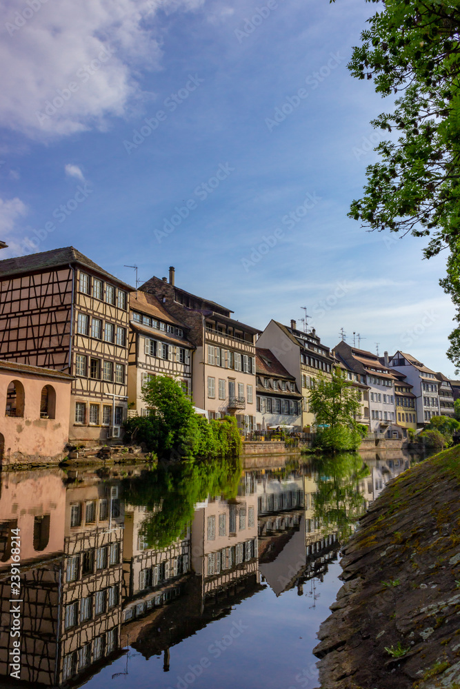 Historic quarter called little France (La Petite France) in Strasbourg, France Historic quarter called little France (La Petite France) in Strasbourg, France