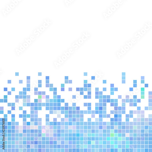 abstract vector square pixel mosaic background