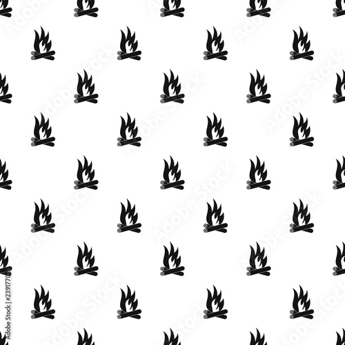 Bonfire pattern vector seamless repeating for any web design © ylivdesign