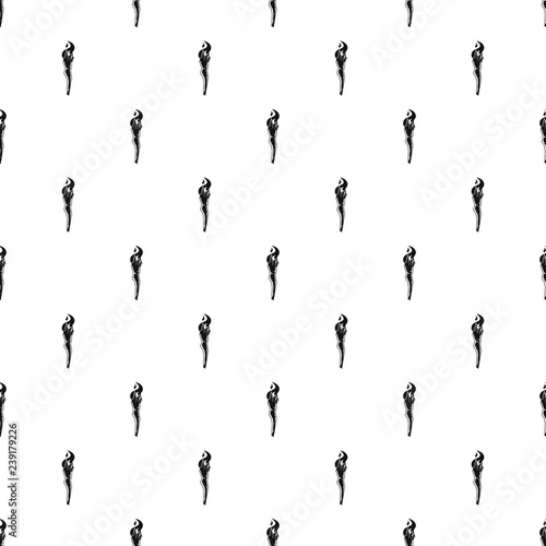 Torch pattern vector seamless repeating for any web design