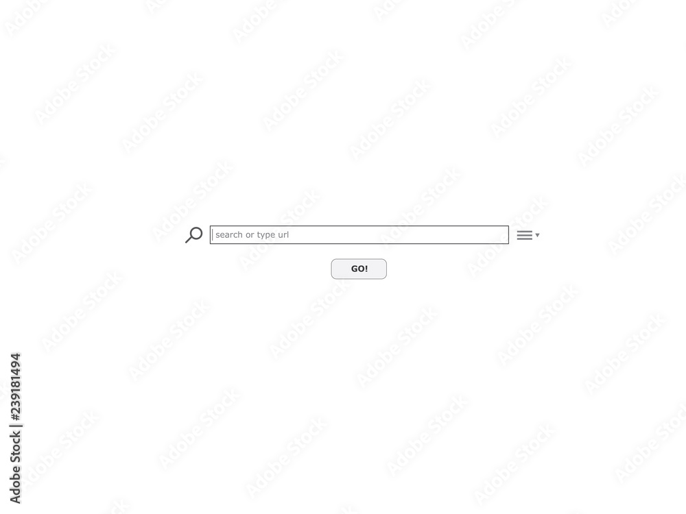search engine bar website interface illustration search engine bar website interface illustration