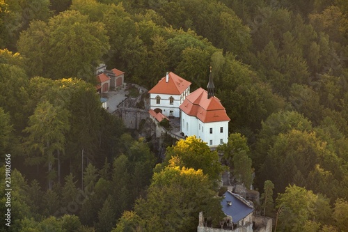 Valdstejn Castle in the Bohemian Paradise from above © Jiri Castka