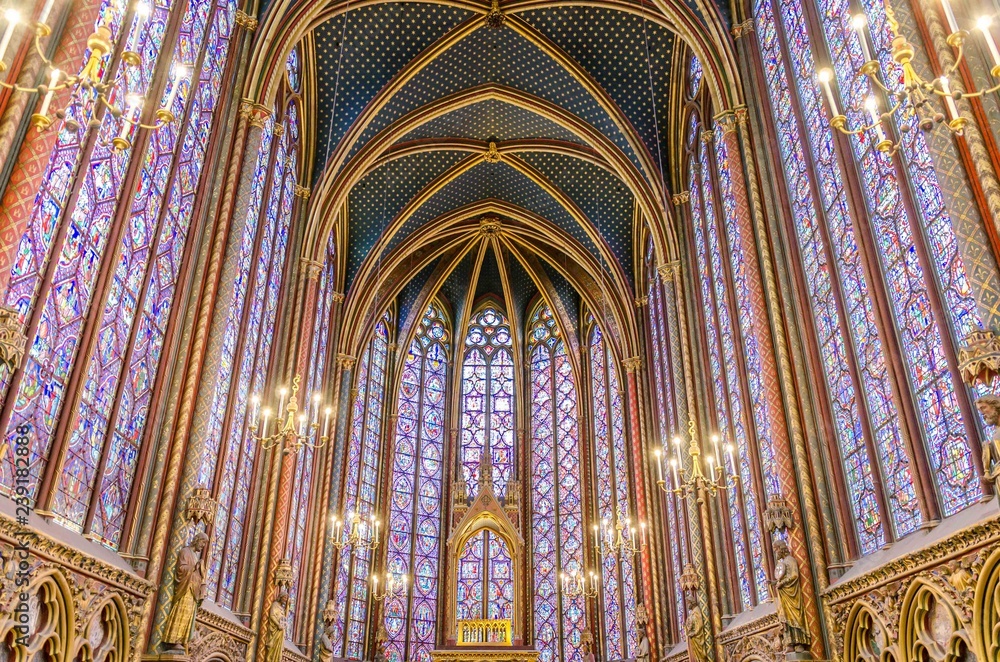 Paris Sainte-Chapelle von Innen