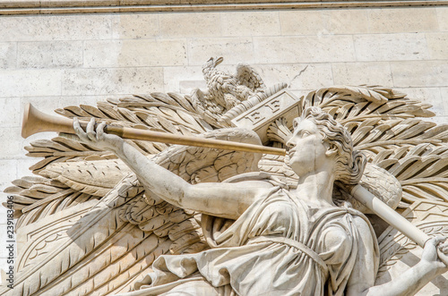 Paris- arc de triomphe detail
