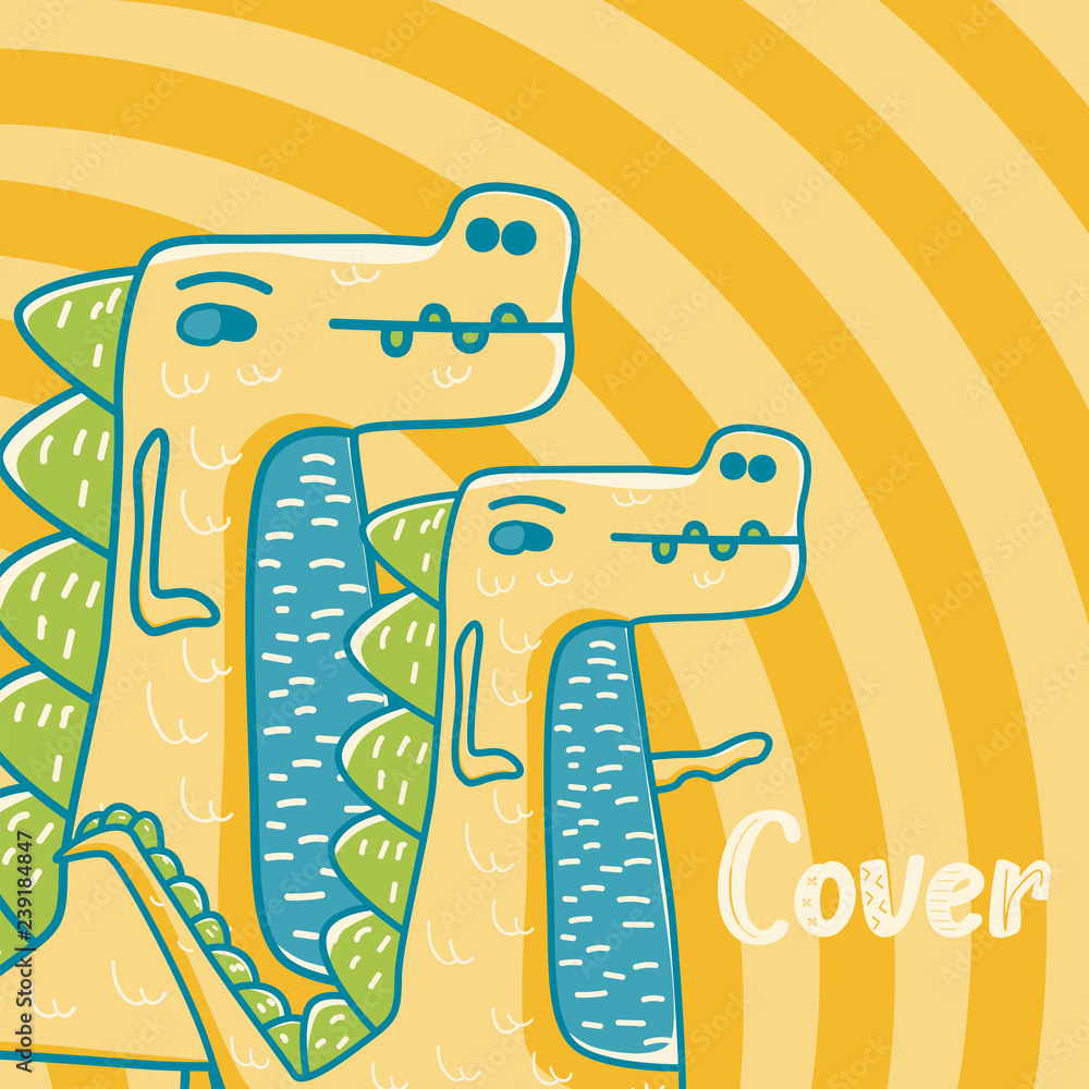 Vector illustration of dinosaur Vector illustration of dinosaur