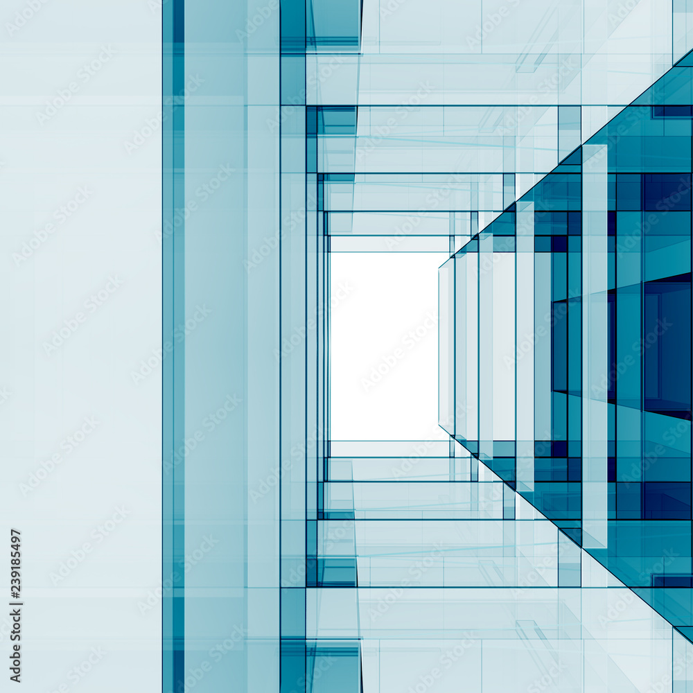 Obraz premium Abstract futuristic 3d rendering