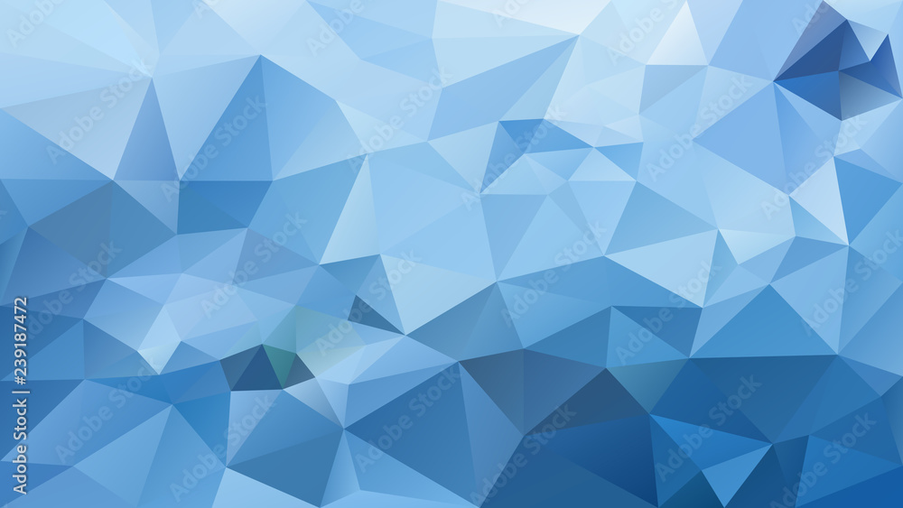 Abstract light blue triangles background