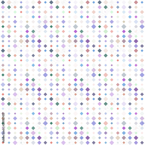 Abstract seamless pattern background with multicolored various rhombuses.