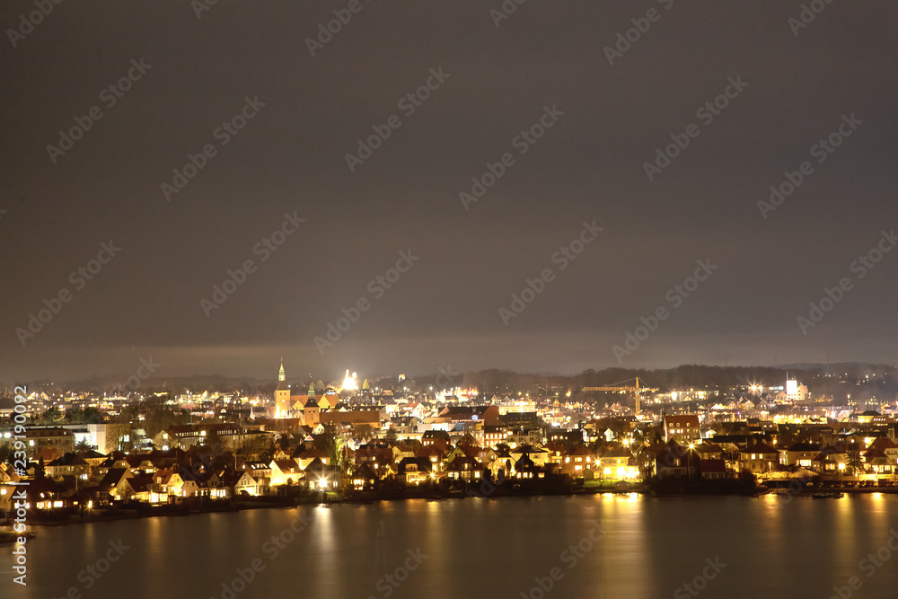 Svenborg by night