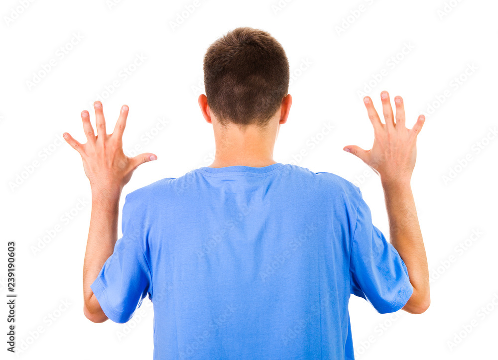 Man Rear View Man Rear View