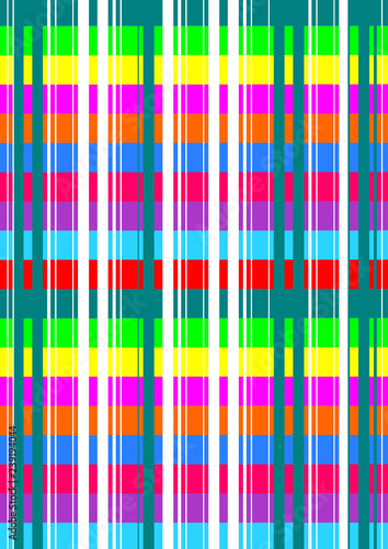 fond à bandes multicolore