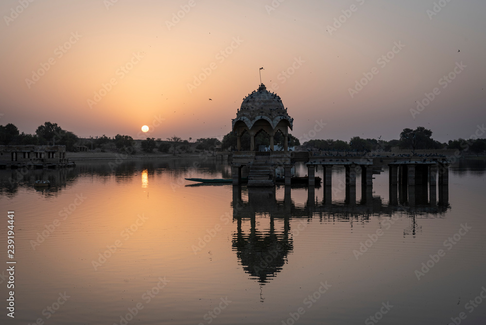 Obraz premium Amanecer en Jaisalmer, India