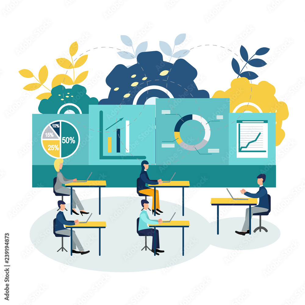 Team Training Vector