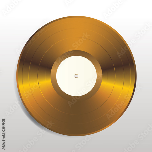 retro LP gold