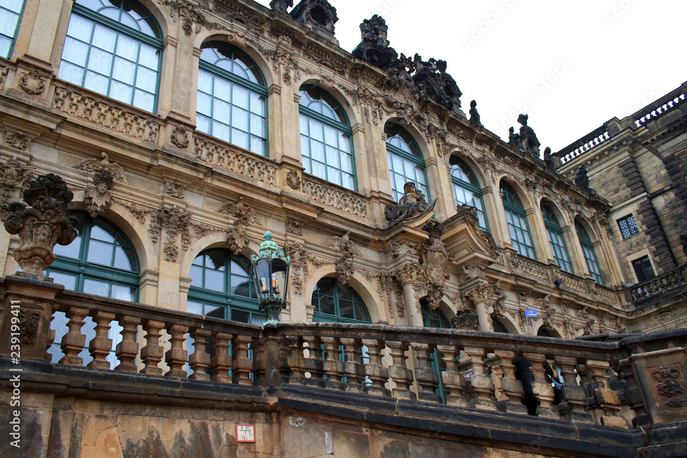 The famous Zwinger Palace in Dresden, Saxony, Germany