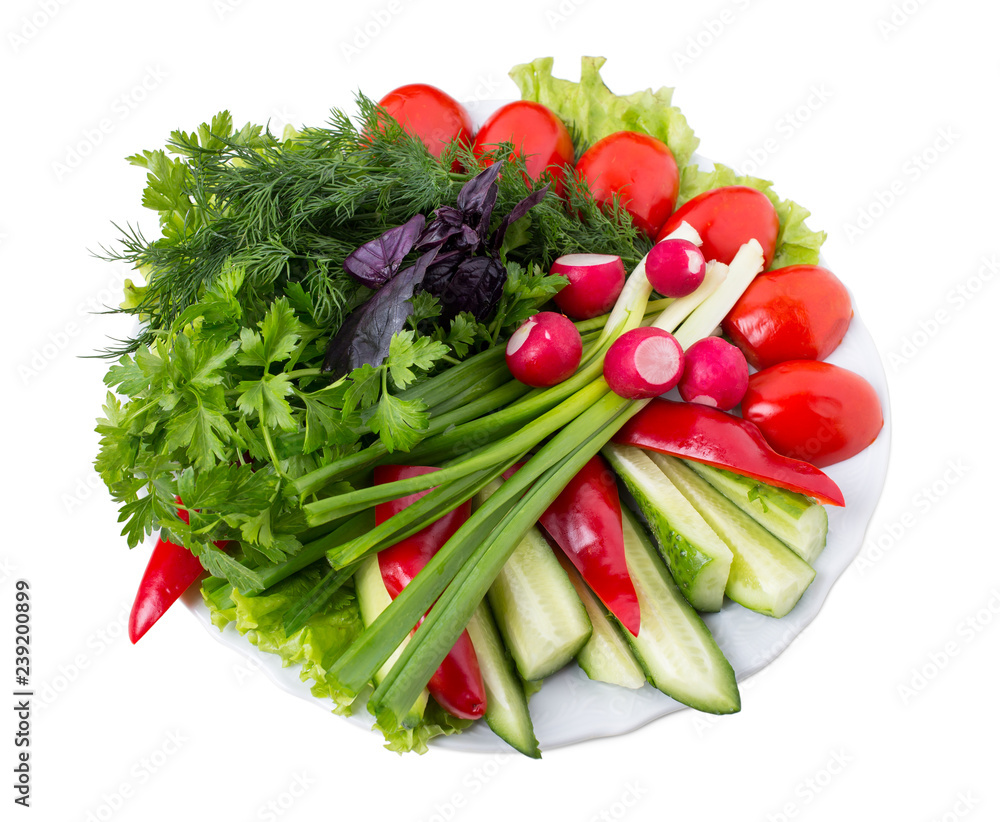 Mixed fresh vegetables. Mixed fresh vegetables.