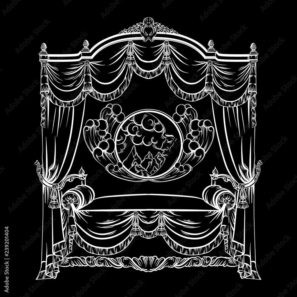 Baroque Table Stock Illustrations, Cliparts and Royalty Free Baroque Table  Vectors