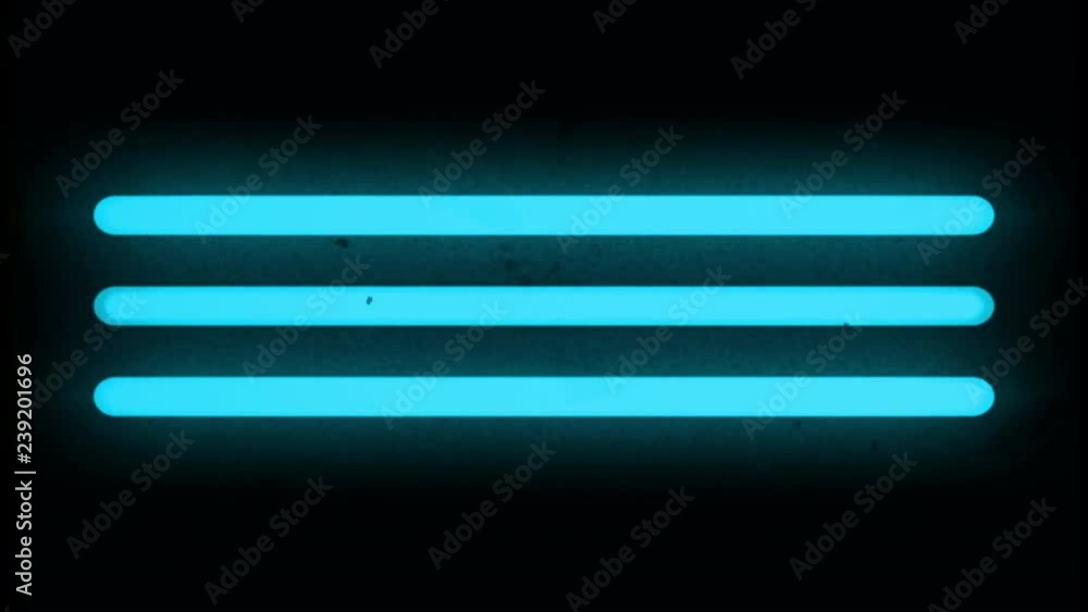Horizontal Neon Bars Flickering Light Animation [4K Seamless Loop