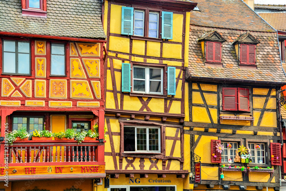 Pretty houses in Alsace