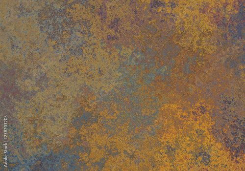 weathered dirt rusty wall background © Photo&Graphic Stock