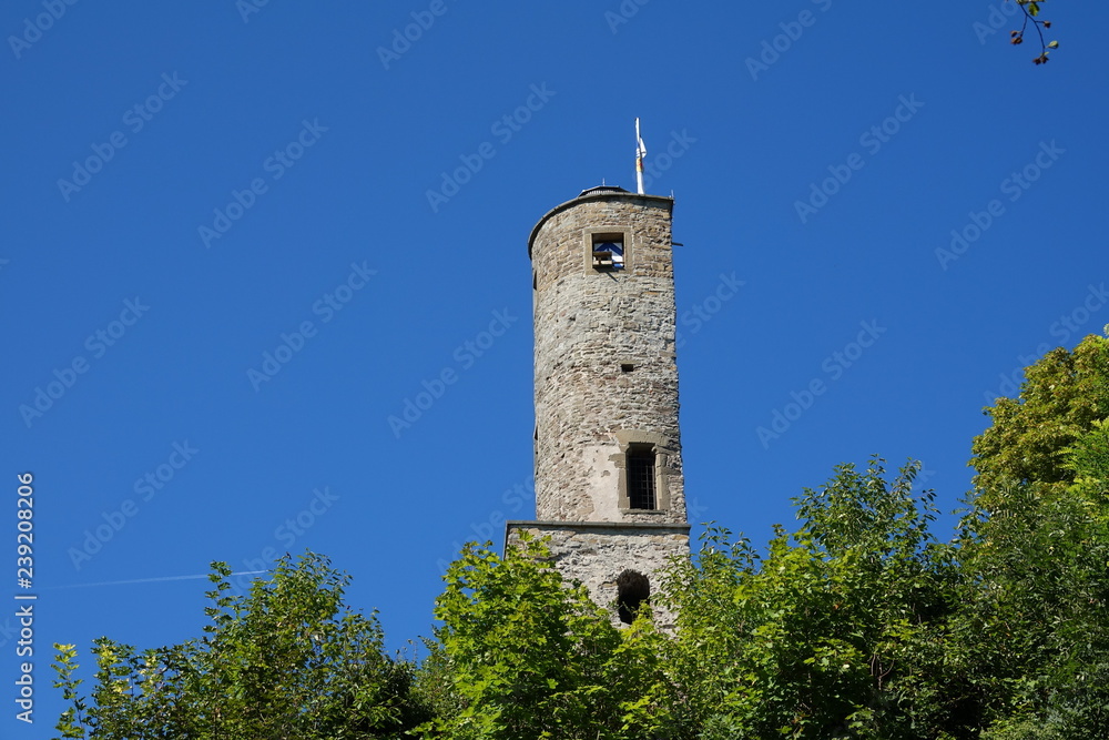 Treppenturm der Burg Löwenstein