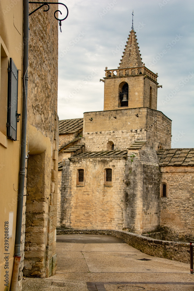 Walking in a Provencal village