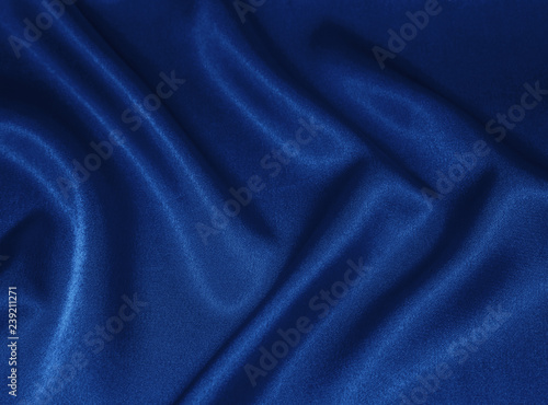 Blue satin, silk, texture background
