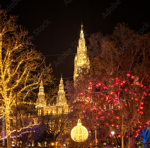 Christmas market at Rathaus...