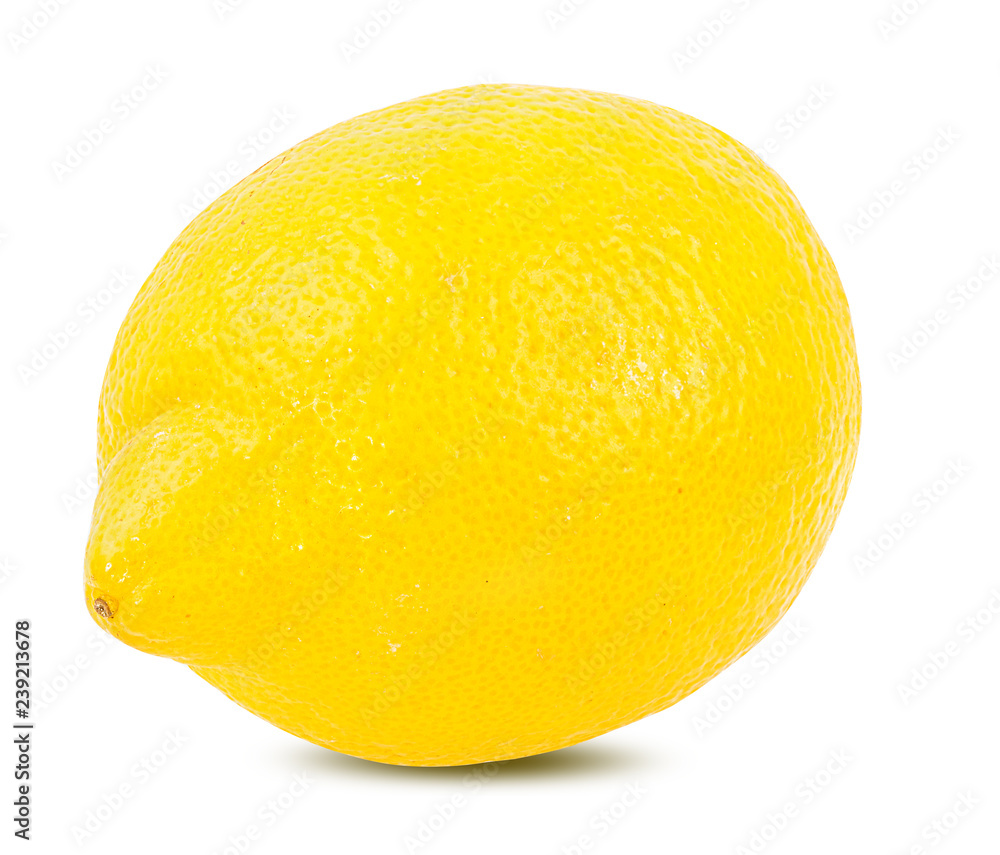 Fresh lemon isolated on white background with clipping path Fresh lemon isolated on white background with clipping path