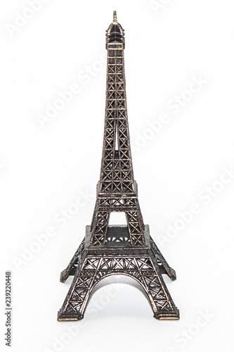 Fototapeta Naklejka Na Ścianę i Meble -  Cheap Chinese statuette of the Eiffel Tower