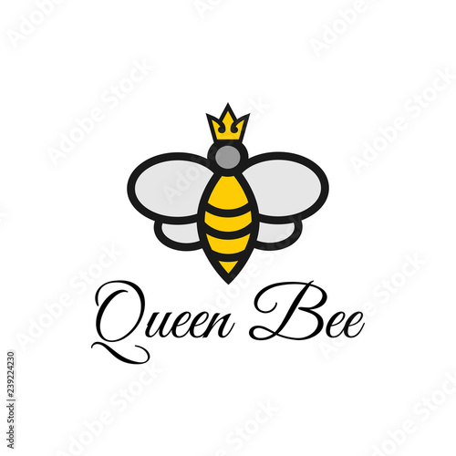Bee honey graphic design template