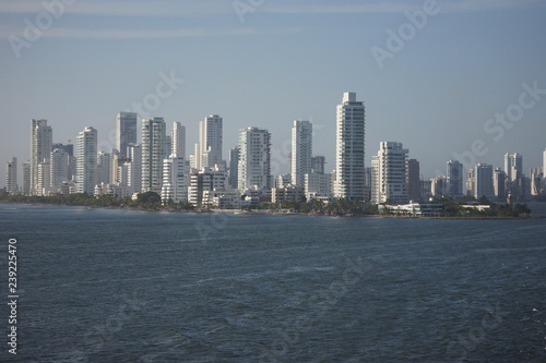 view of Cartagena Columbia skyline