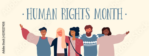 International Human Rights diverse friend group