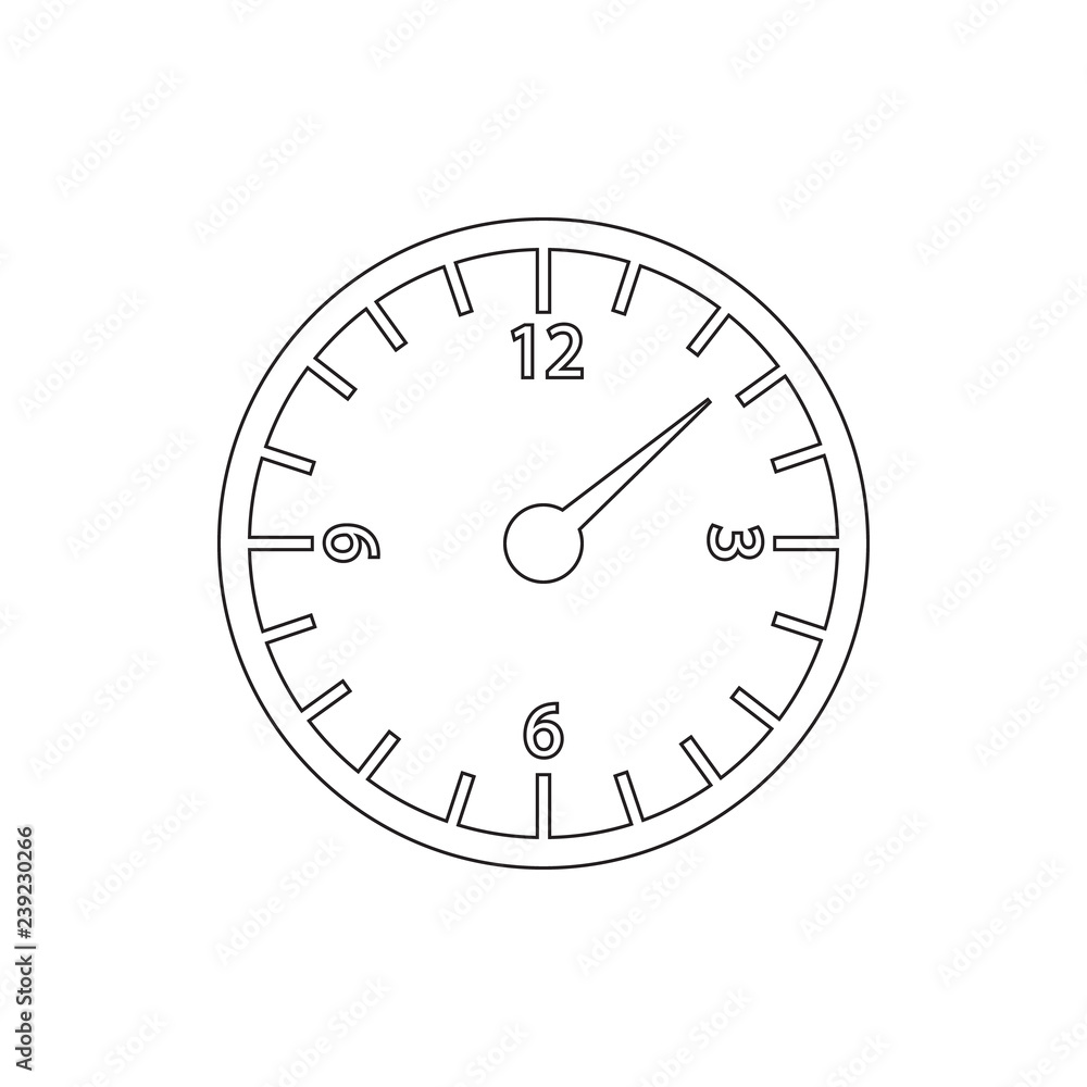 clock icon. Element of measuring elements for mobile concept and web apps icon. Thin line icon for website design and development, app development clock icon. Element of measuring elements for mobile concept and web apps icon. Thin line icon for website design and development, app development