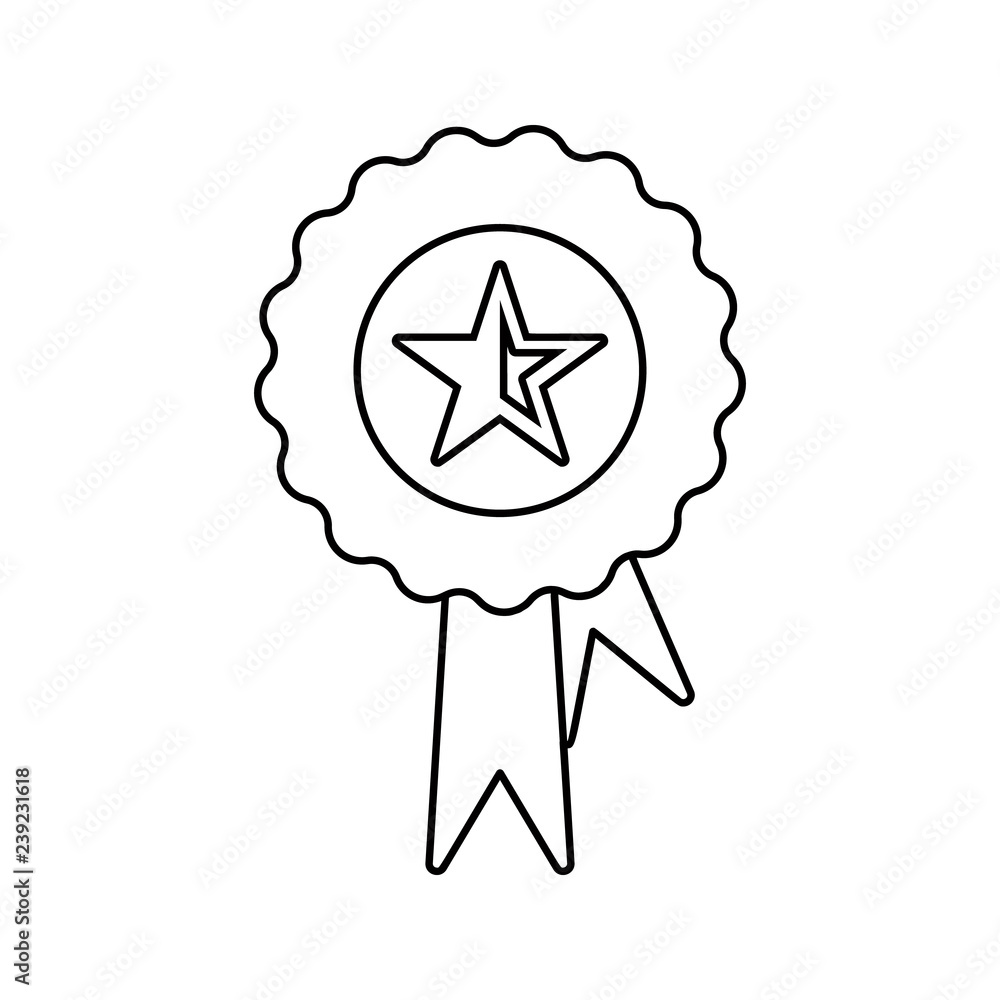 medal with a star icon. Element of Sucsess and awards for mobile concept and web apps icon. Thin line icon for website design and development, app development medal with a star icon. Element of Sucsess and awards for mobile concept and web apps icon. Thin line icon for website design and development, app development