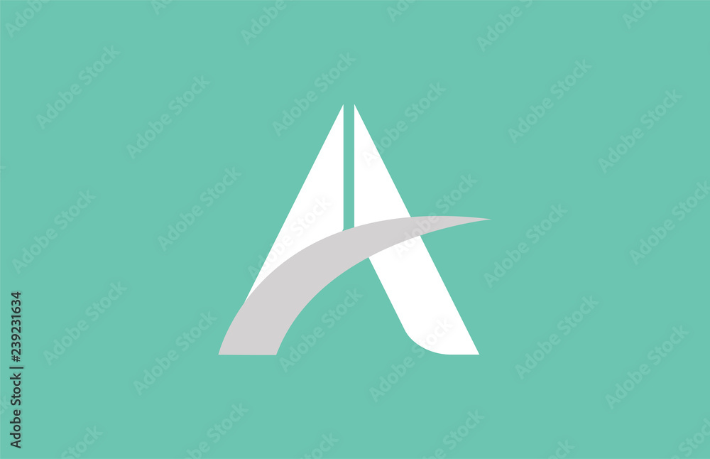 alphabet letter swoosh A logo icon design typography alphabet letter swoosh A logo icon design typography