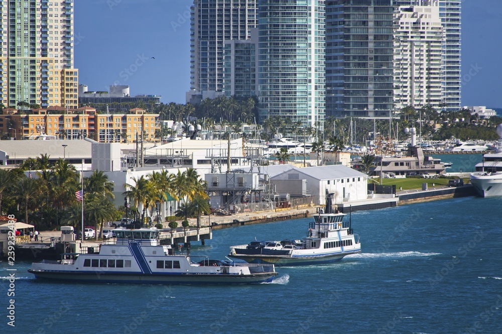 Ferries in Biscayne Bay