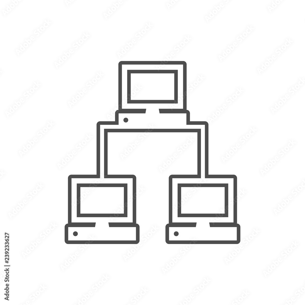 computer communication icon. Element of web for mobile concept and web apps icon. Thin line icon for website design and development, app development computer communication icon. Element of web for mobile concept and web apps icon. Thin line icon for website design and development, app development