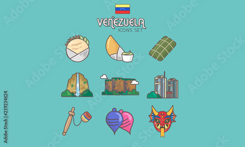 Venezuela Icon Set photo