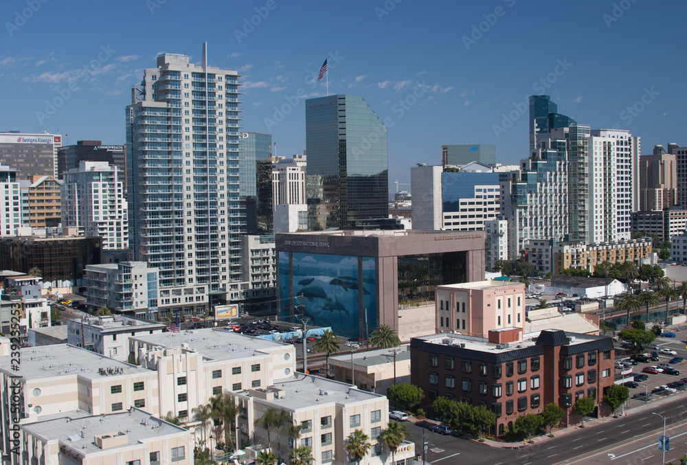 Downtown San Diego cityscape skyline